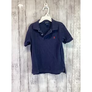 Polo Ralph Lauren Boys Size 7 Navy Polo Shirt